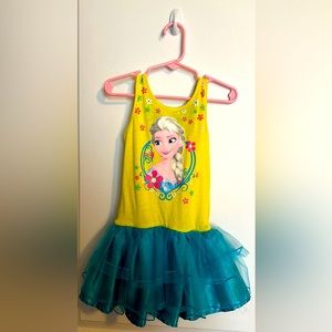 SOLD!!! Disney Official Merch Frozen Elsa tutu Dress Size 4/5